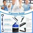 thumbnail image 5 of 2 pack 40 Inch Long Leg Lifter, Rigid Leg Lifter Strap with Handgrips &Foot Loop, Leg Lifter After Hip Replacement&Knee Surgery Recovery Aids Kit,Getting Legs in and Out of Bed,Car,Wheelchair, 5 of 5