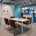thumbnail image 2 of Homy Casa Modern Set of 4 Chairs with Armless Chairs, 2 of 7