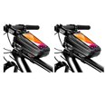 thumbnail image 4 of Bike Top Tube Bag Universal Screen Function Frame Holder Organizer Holders Large Capacity Touch Screen Front Pouch Organization Accessory Black, 4 of 8