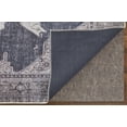 thumbnail image 4 of Feizy Percy Transitional Medallion, Gray/Ivory/Taupe, 4' x 6' Accent Rug Easy Care Fade Resistant Sheen Rustic Diamond Design Carpet for Living Dining Bed Room, 4 of 9