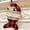 Fish-C, variant on TETOU Pet Dog Christmas Stockings Burlap Plaid Large Dog Bone Fish Shape Red Classic Hanging Stocking Christmas Decor