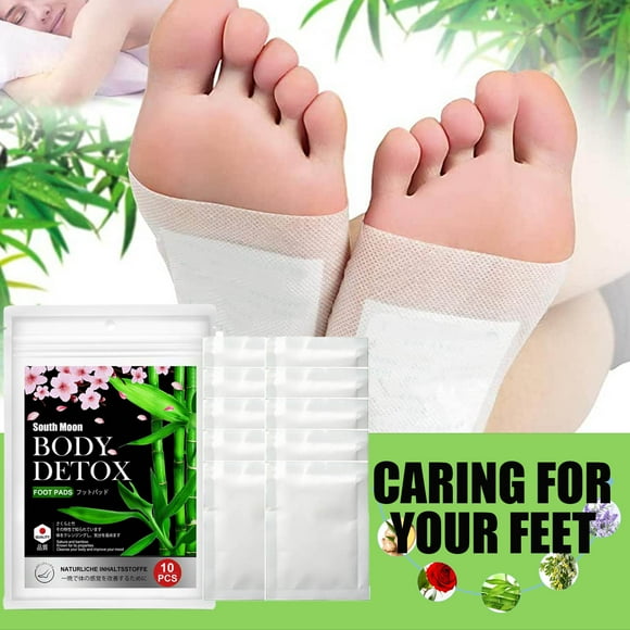 Clear face and body, relieve physical stress, expel cold and damp toxin, relax body and mind, foot care patch