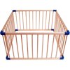 Portable Wood Gate Enclosure, Natural