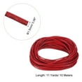 thumbnail image 2 of 11 Yards 1.5mm Round Leather Cord Lacing String for DIY Crafts, Dark Red, 2 of 6