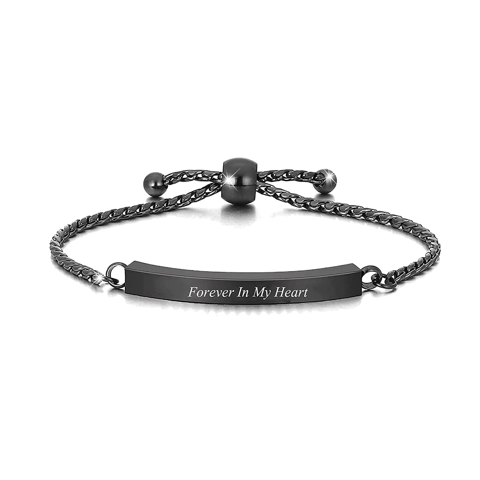 Cremation Bracelet for Ashes Stainless Steel Urn Bangles for Ashes Memorial Keepsake Cremation