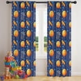thumbnail image 5 of Blackout Kids Curtains,Basketball Theme Pattern Childrens Insulated Curtains Set Of 2,Bedroom Essentials,Toddler Room Decor 42"x84", 5 of 5