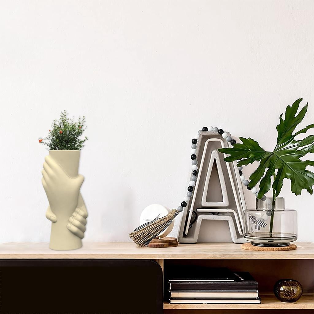 Hand Flower Pots Mold Pen Holder Silicone Mould Concrete Planter Mold Epoxy Resin for Enthusiasts