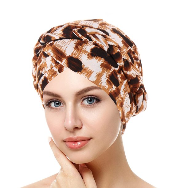 pxiakgy baseball cap hat ethnic head hair cap wrap pretied braid