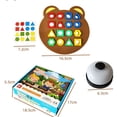 thumbnail image 3 of Shape Matching Educational Toy - Bear-Shaped, Plastic Cement, Color Sensory, Improves Observation & Coordination for Kids, 3 of 5