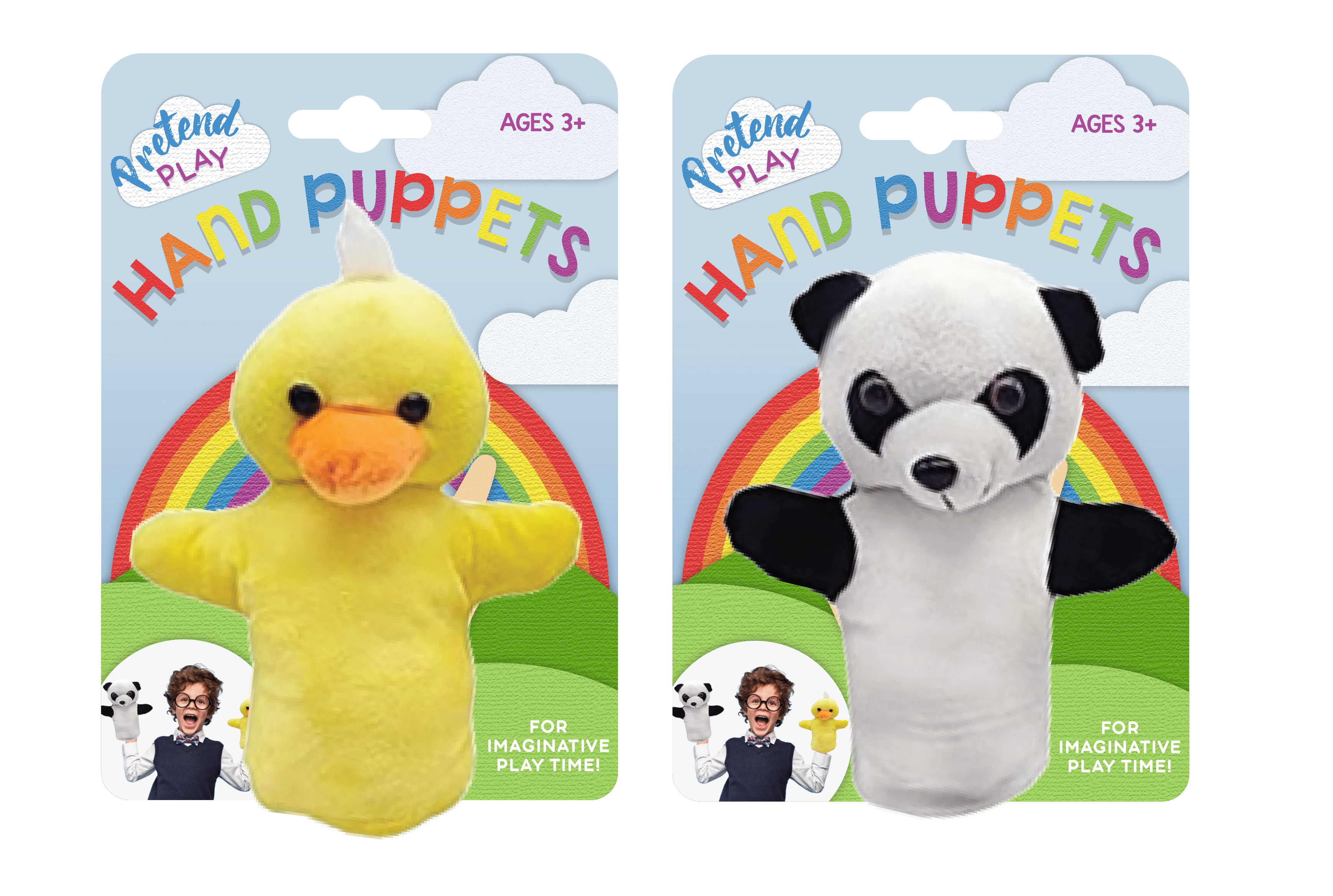 Hand Puppets Animal Asst