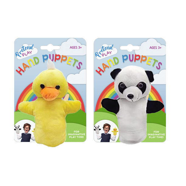 Hand Puppets Animal Asst