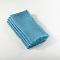 thumbnail image 3 of Saro Lifestyle Fringe Linen Table Napkin (Set of 4), 3 of 5