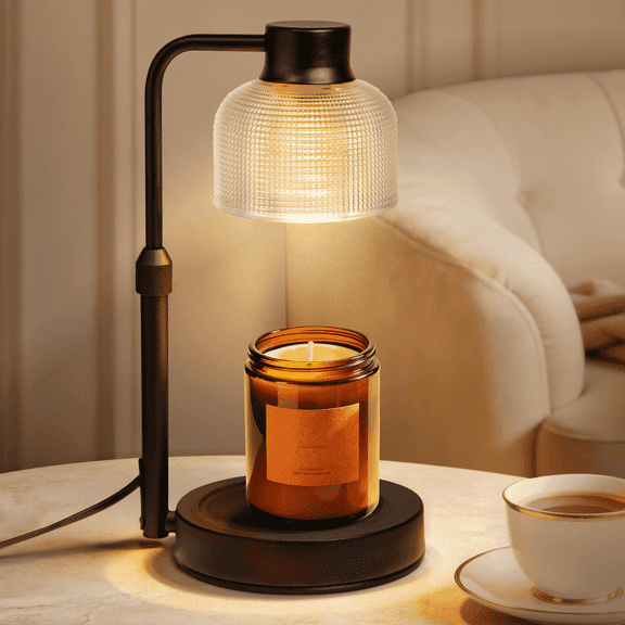 AGORKI Candle Warmer Lamp with Timer Dimmable, Birthday Gifts for Women Mom, House Warming Gifts New Home Decor, Wax Melt Warmer for Jar Candles with 2 Bulbs
