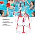 thumbnail image 3 of Floating Basketball Hoop, Safe Endless Fun Pool Basketball Hoop  for Outdoor Red, 3 of 7
