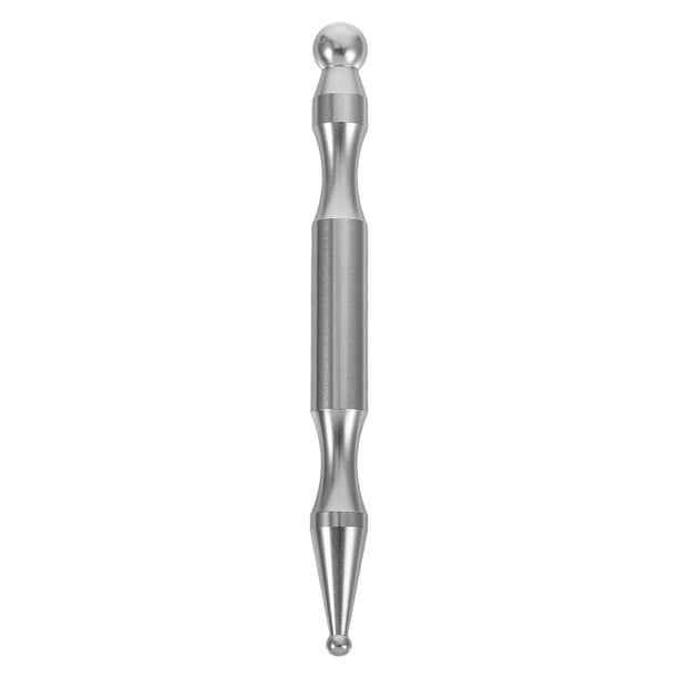 Herramienta de masaje de acupresión Herramienta masajeador de dedos para adultos Varilla de masaje de tejido profundo Manual de acero inoxidable Stick para músculo