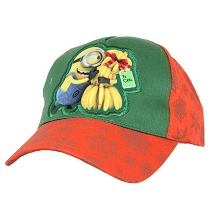 Despicable Me Minions Youth Minion Hugging Gift of a Bannana Bunch Baseball Hat