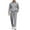 Light Grey, variant on COOFANDY Mens Jogger Sets Casual Full Zip Jogging Sweat Suit Workout Sports Set Sportswear Gym Track Suit