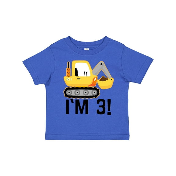 Inktastic 3rd Birthday Construction Party Boy Boys Toddler T-Shirt