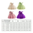 thumbnail image 7 of IDOPIP Girls Heart Sequins Dress for Pageant Shiny Tulle Dress Suitable for Princess Wedding Birthday Party Prom 9M-8Y Girls, 7 of 7