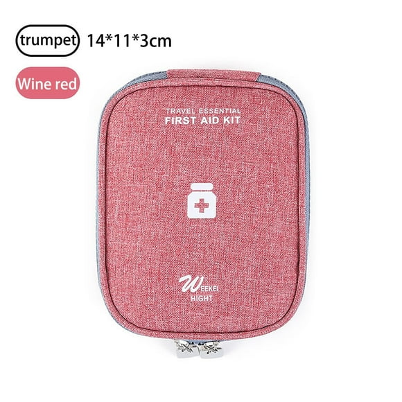 Ke1Clo Emergency First Aid Kit under $5! Portable Survival Kit for Home Outdoor Camping Travel Student Use Compact Organizer for Emergency Preparedness