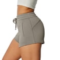 thumbnail image 3 of NIMENJOJA Womens Athletic Gym Casual Shorts Comfy Sweat Shorts for Workout Lounge with Pockets, 3 of 6