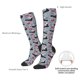 thumbnail image 4 of Fotbe Christmas Hat Dachshund Calcetas Divertidas Estampadas para Hombre y Mujer, Calcetas de Algodón hasta la Rodilla para Caminar, Correr, Enfermería y Embarazo, 4 of 6