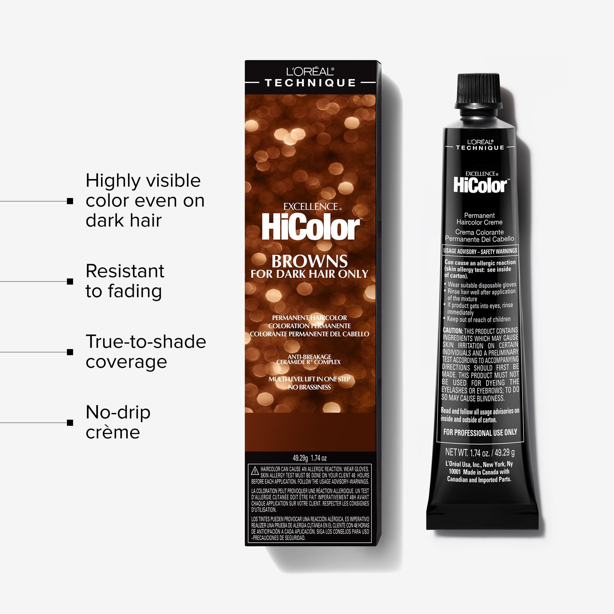 L'Oreal Excellence HiColor Soft Brown, 1.74 oz