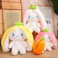 thumbnail image 2 of Juguetes de peluche de perros, lindo muñeco de fresa/zanahoria/piña para cachorro, Animal relleno Kawaii escondido en bolsa, juguetes para bebé niña, regalo de Pascua, 2 of 5