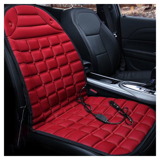 CAROOTU 12V Car Heating Seat Pad Fast Heating Temperature Adjustable Heated Seat Cushion