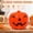 #8orange, variant on Halloween LED Pumpkin Light, Cat Curled Ornament, Flickering Tabletop Lamp, Realistic Candle Simulation and Safe Battery Operation for Nightstands, Party Tables and Mantel Displays.