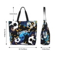 thumbnail image 3 of Zufioo Football for Women's Single-shoulder Shopping Bag, Large-capacity Handbag Storage Bag, Commuter Bag Campus Bag Travel Bag-One Size, 3 of 9