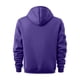 thumbnail image 4 of Sudadera con capucha para hombre, con estampado de bolsillo, media cremallera, cordón ajustable, informal, deportiva, de manga larga, blusa de poliéster, 4 of 5