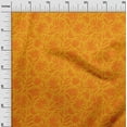 thumbnail image 3 of oneOone Cotton Silk Yellow Fabric Abstract Floral Fabric For Sewing Printed Craft Fabric By The Yard 42 Inch Wide, 3 of 4