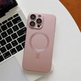 thumbnail image 5 of Phone Case for iPhone 13 Magnetic Case [Adaptation with Magsafe] Matte Luxury Soft Metallic Luster Design for iPhone 13 6.1'' with Camera Protector-Pink, 5 of 14