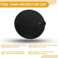 thumbnail image 4 of Tapa de la puerta del tanque de combustible para Ford Focus 2 MK2 MK3 2008-2011, tapa del llenado de combustible tipo clip No. 8M51F405A02AA/8M51-F405A02-AA, imprimación ABS, 4 of 6