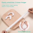 thumbnail image 2 of 300PCS Reusable Food Wrap, Disposable Plastic Elastic Stretch Wrap, Fresh Storage Bags, Elasticated Prevent Leaks, 2 of 5