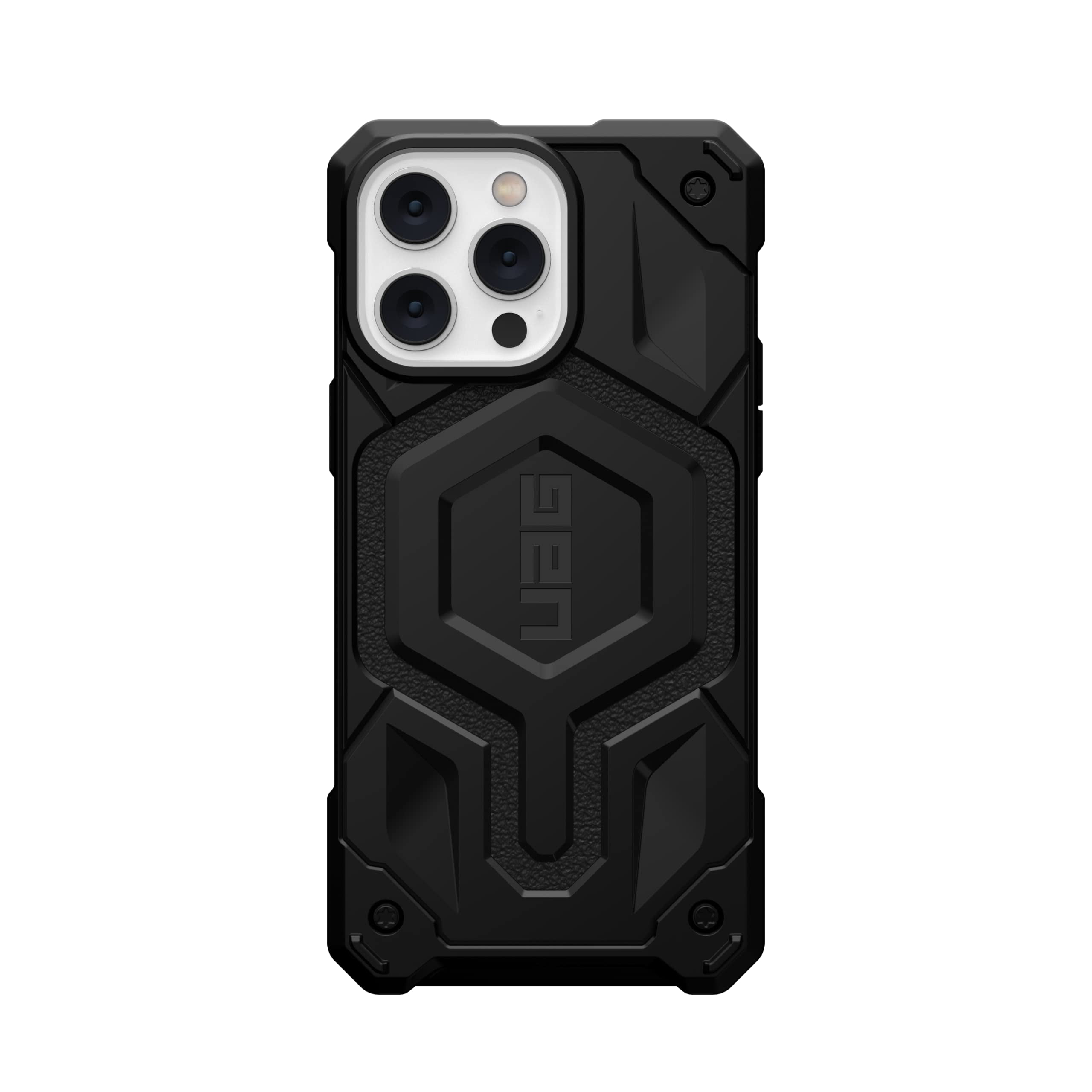 UAG iPhone 14 Pro Max Case Black 6.7" Monarch Pro Build-in Magnet Compatible with MagSafe Charging Rugged Shockproof Dropproof Premium Protective Cover