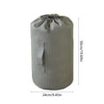 thumbnail image 3 of Vacemry Under $5 Drawstring Storage Bag, Round Bottom Cylindrical Fabric Container for Quilts Blankets, Reusable Packaging Bag for Toys Clothing, Organizational Sack for Home Closet, 3 of 6