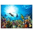 thumbnail image 2 of Récif Corallien Coloré avec Poissons - Impression sur Toile, 2 of 3