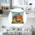 thumbnail image 3 of cows Linen toss pillowcase decoration pillowcase gifting preferred 24x24 inch cushion cover sofa pillowcase sofa bedroom living room car, 3 of 8