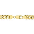 thumbnail image 5 of 10k Yellow Gold 8mm Flat Beveled Curb Chain, 5 of 5