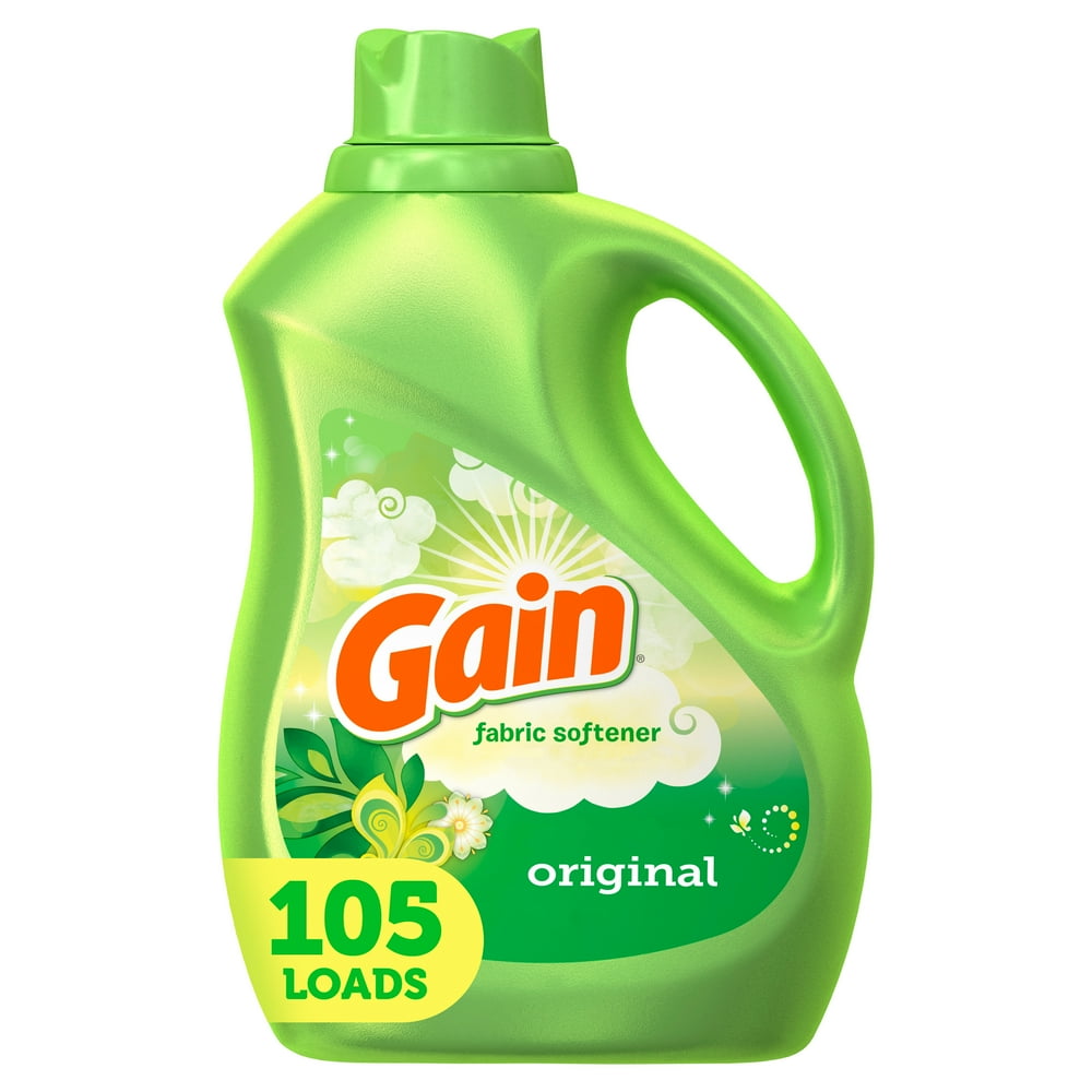Gain Liquid Fabric Softener, Original, 90 fl oz 105 Loads