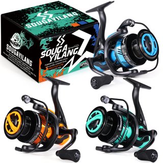 Sougayilang Fishing Reel - 5.2:1 High Speed Spinning Reel Lightweight  11+1BB Ultra Smooth 