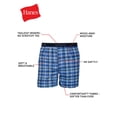 thumbnail image 2 of Boxers Hanes sin etiqueta para hombre con cintura expuesta, paquete de 6, 2 of 6