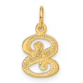 thumbnail image 5 of Diamond2Deal 14k Yellow Gold Letter S Initial Charm Pendant for Women, 5 of 6