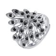 thumbnail image 2 of Anillo ajustado con apertura de anillo estilo diamante pavo real creativo a la moda para mujer Wmkox8yii  fajkfhkj2384, 2 of 4