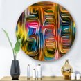 thumbnail image 1 of Designart - Fusion de Couleurs II - Art Mural Moderne Cercle de Métal, 1 of 5