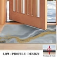thumbnail image 3 of Gray Gold Marble Pattern Door Rugs,Washable Non Slip Door Mats Indoor,Decorative Door Mats,Entry Mat Indoor for Entrance,Bedroom,Kitchen,Bathroom,17"x30", 3 of 6