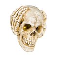thumbnail image 4 of Decoración de Halloween Colcomx Skeleton Horror Gleamy Skull 14x20 cm, 4 of 7