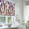 thumbnail image 2 of LALILO Kitchen Curtains and Valances Set of 3 36" Ethnic Window Treatment Tiers for Window Decor, 2 of 5